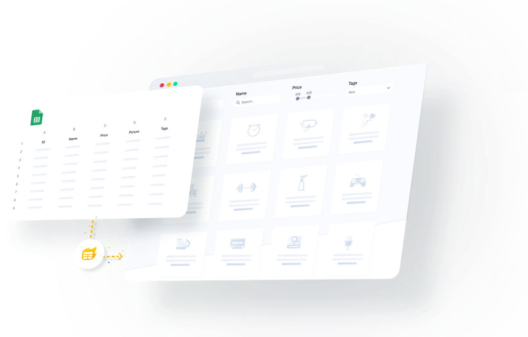 Forms Images in Hero Section